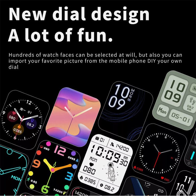 Innovative non-invasive blood sugar and health tracking smartwatch. Monitors BP, heart rate, & sleep.