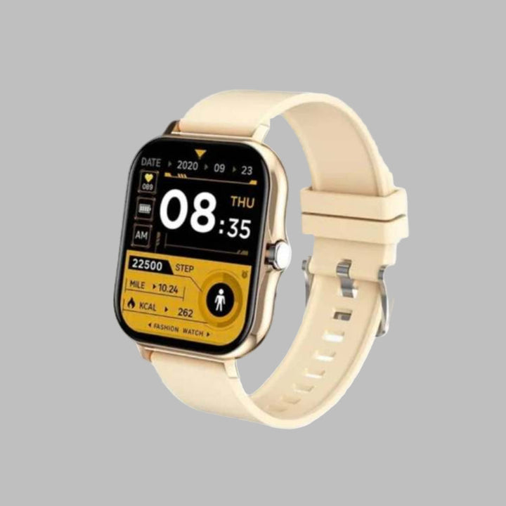Fitness smartwatch (New4) tracking heart rate, steps & sleep. Unisex activity tracker for a healthy lifestyle.