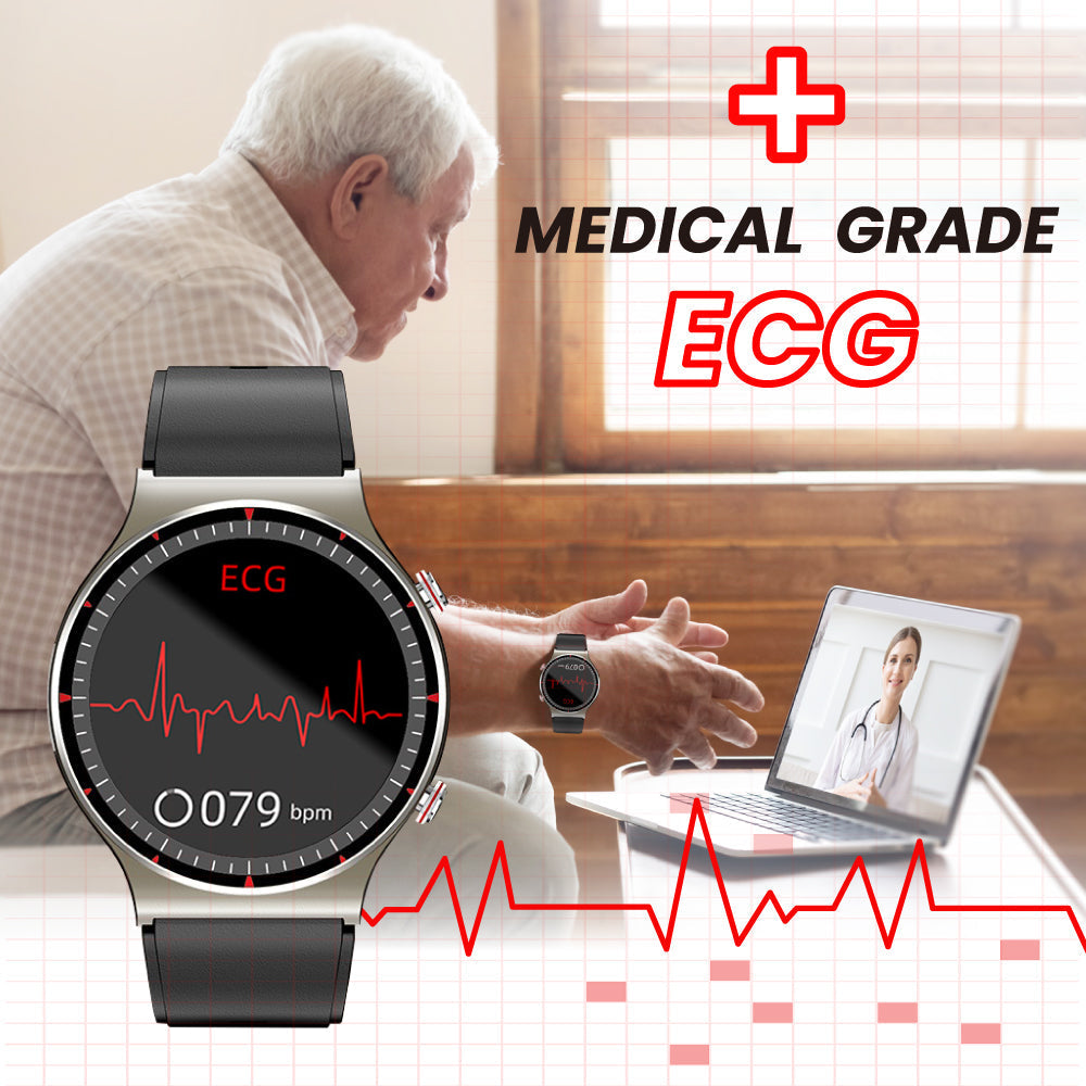 Waterproof fitness watch capturing daily activity and sleep patterns for better wellness.
