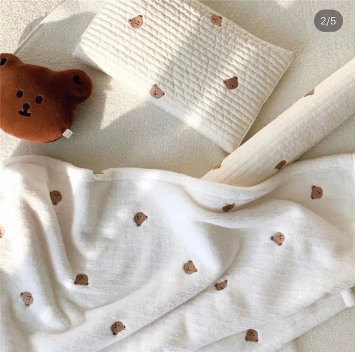 Cozy unisex fleece blanket with cute animal print, a must-have baby essential for nurseries.