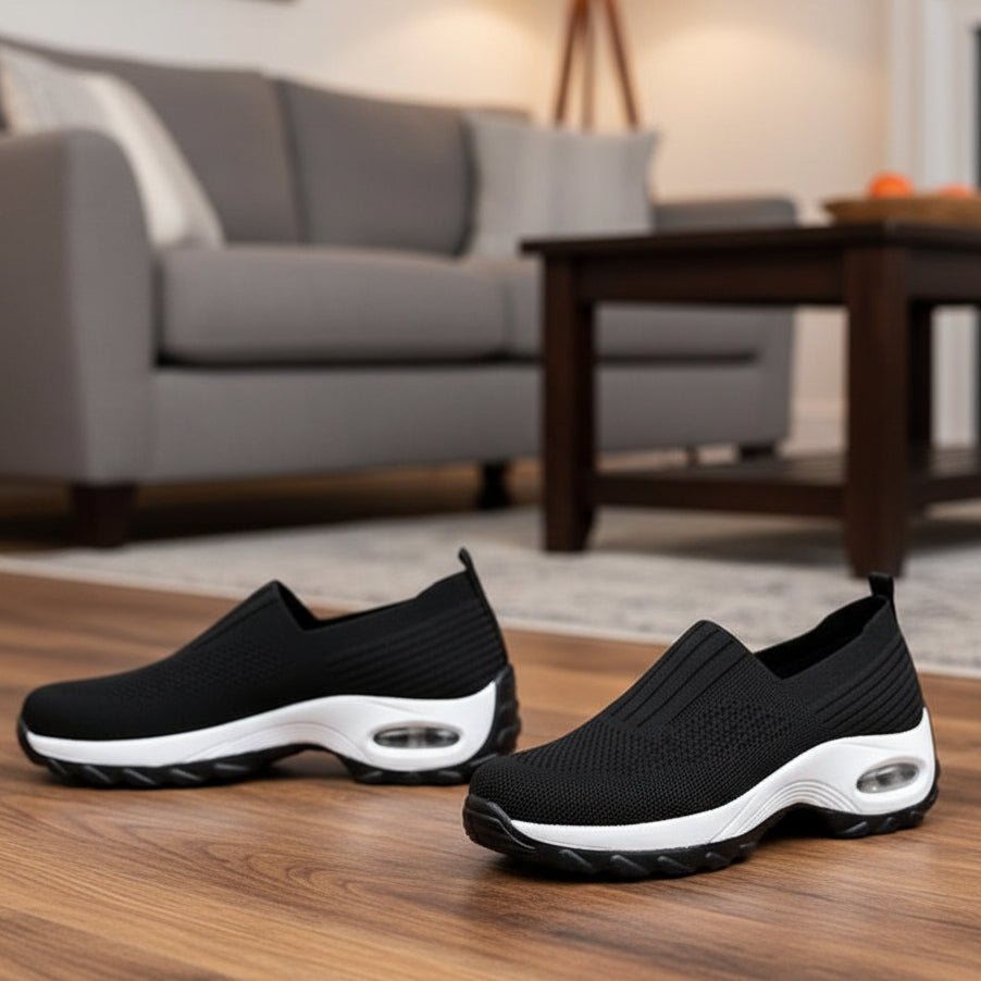Unisex SOLEEASE orthopedic slip-on shoes for all-day comfort, providing arch and heel support.