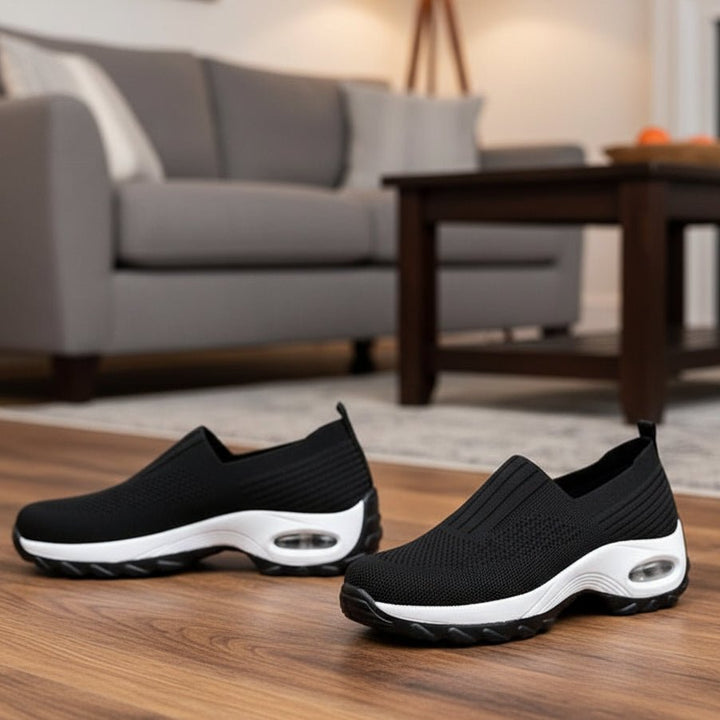 Unisex SOLEEASE orthopedic slip-on shoes for all-day comfort, providing arch and heel support.