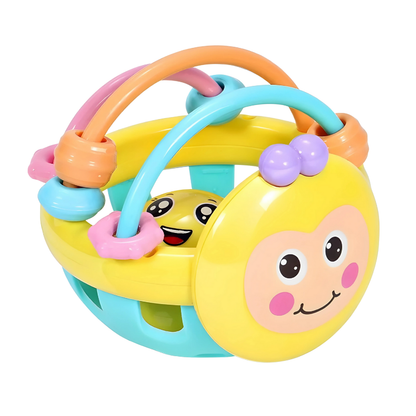 Variety of colorful silicone baby teethers, a gentle infant toy and baby gift for gum relief