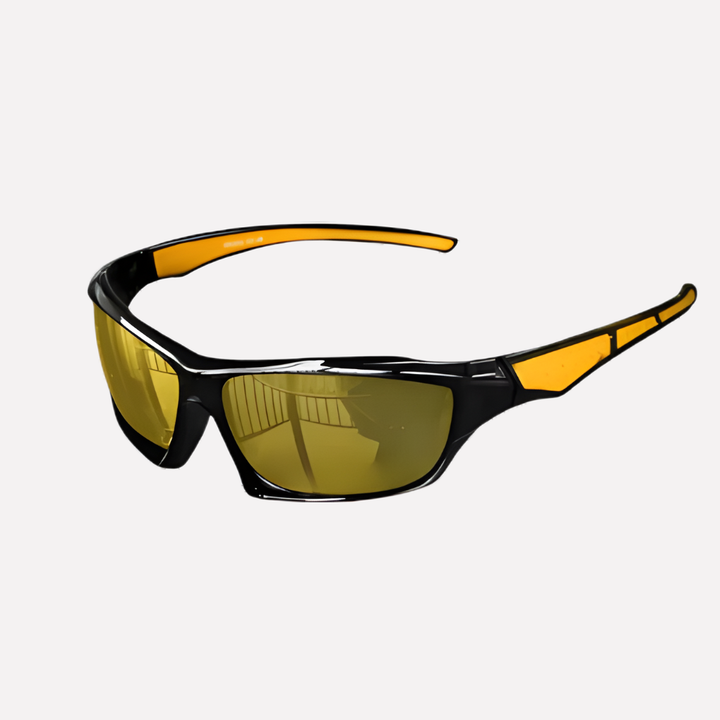 Unisex wrap sports eyewear, sleek design with polarized UV400 lenses. Perfect for any outdoor active lifestyle.