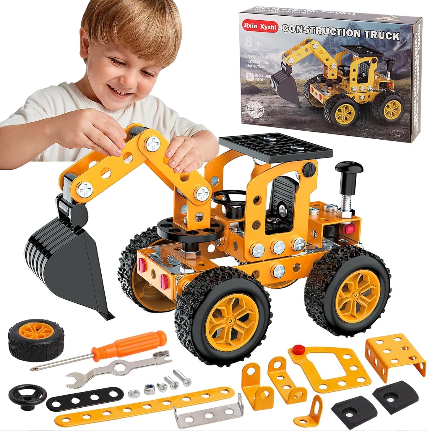 Unisex metal model kit, STEM educational gift, building real-world concepts