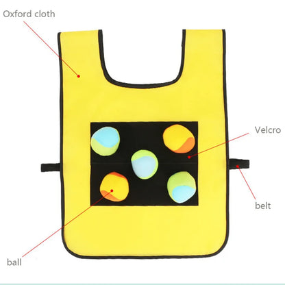 Unisex Sticky Vest Game encouraging active play for kids and adults, durable Oxford fabric