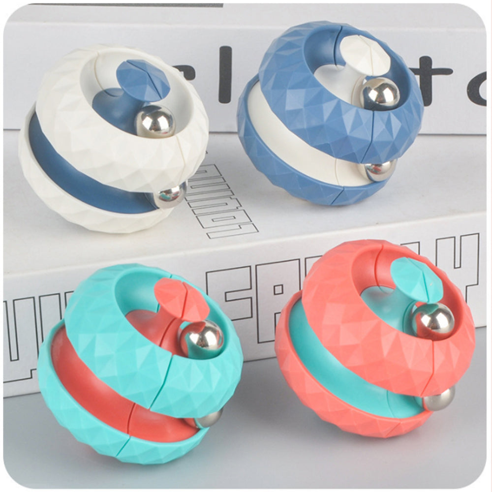 Kids portable Fidget Track Ball Cube for anxiety and stress relief