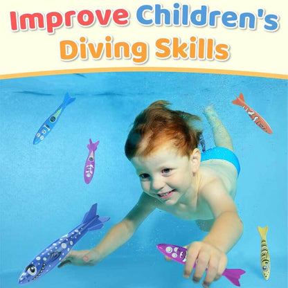 Family fun with torpedo pool toys, perfect for swimming games and water sports