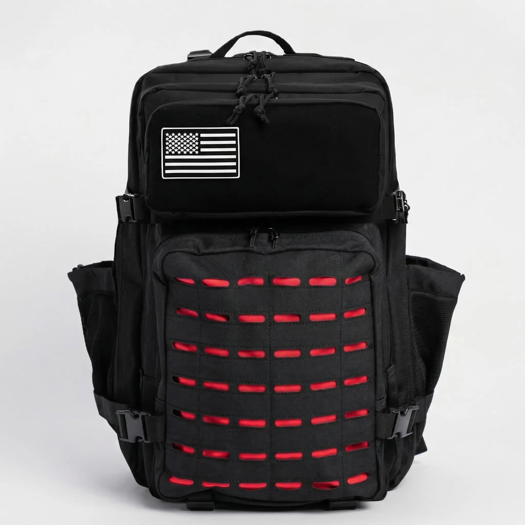 Spacious unisex travel backpack, durable and high capacity, ideal for long trips & adventures.