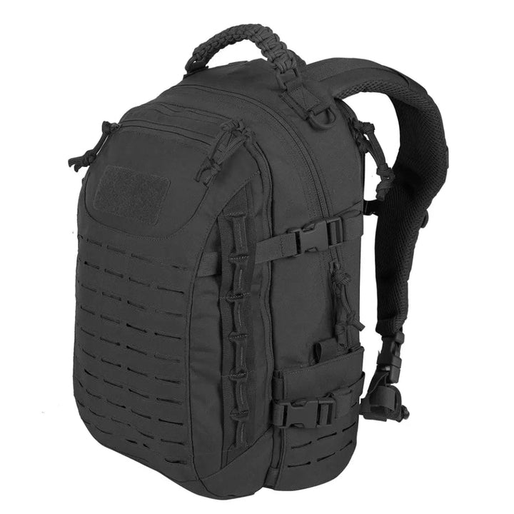 Unisex tactical waterproof backpack with Molle system, perfect for hiking, camping, and outdoor adventures. Durable travel gear.