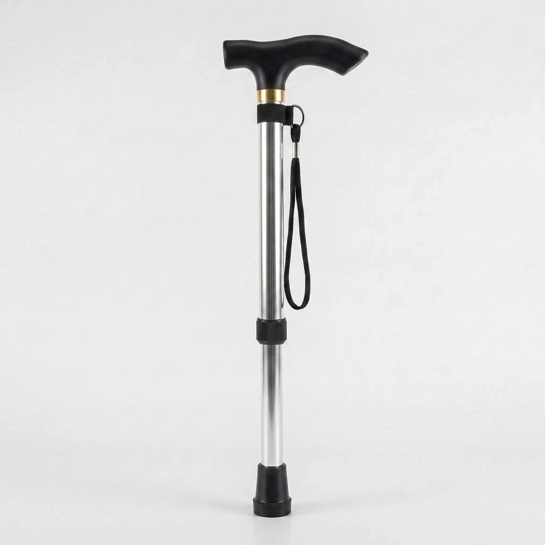 Versatile unisex telescopic folding cane, perfect for daily mobility & travel aid.