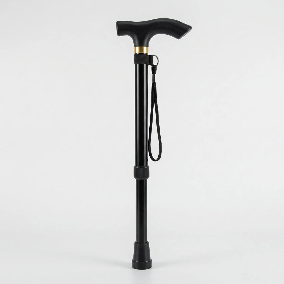 Lightweight, adjustable, and folding walking cane for reliable and portable mobility support.