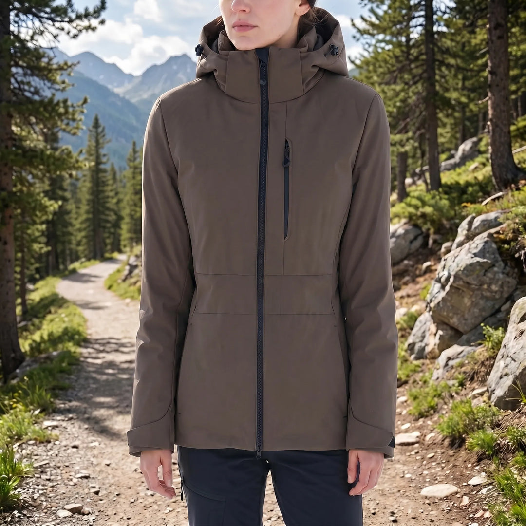 Versatile unisex hooded windbreaker, perfect for activewear, outdoor gear, and cold weather layering.