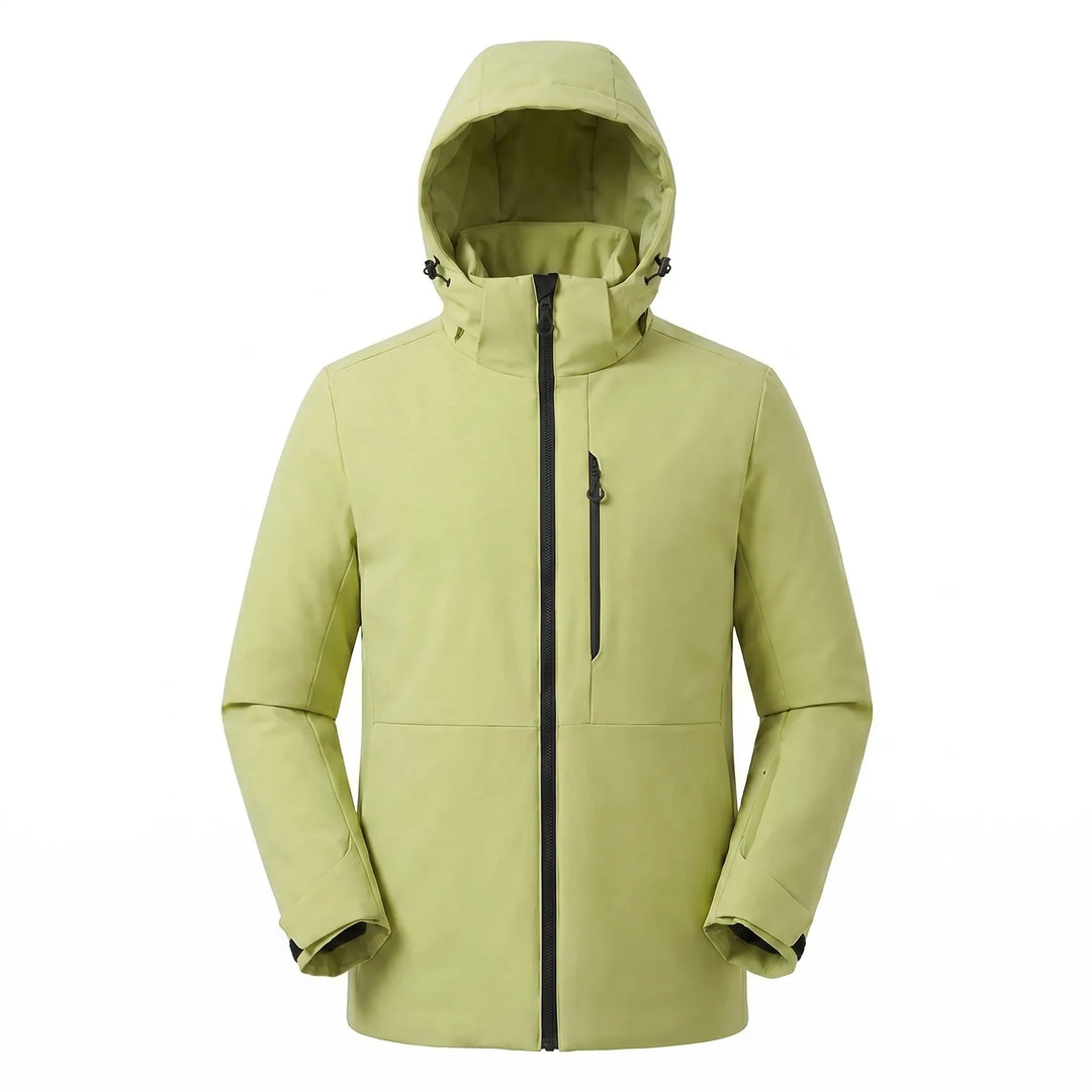 High-performance unisex thermal hooded jacket, excellent for battling wind & cold during outdoor pursuits.