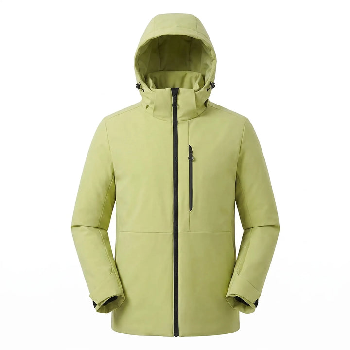 High-performance unisex thermal hooded jacket, excellent for battling wind & cold during outdoor pursuits.