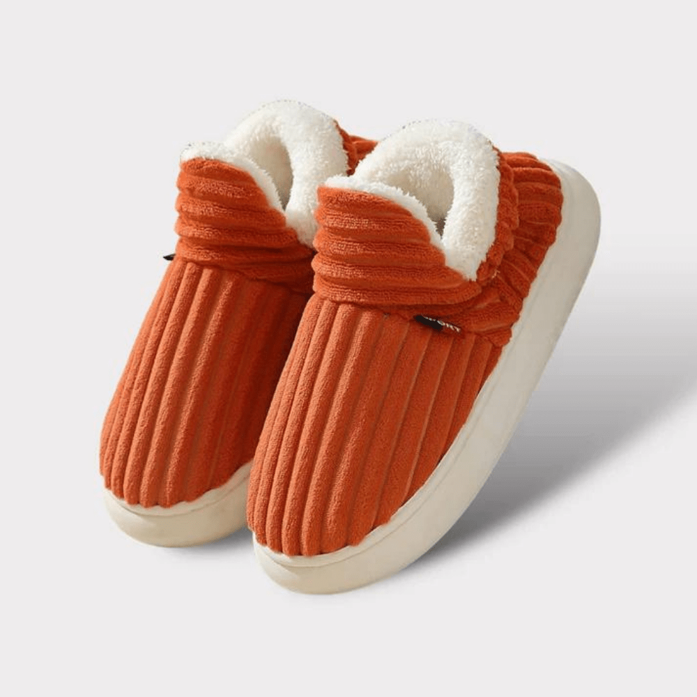 Warm unisex thermal slippers for superior winter comfort at home.