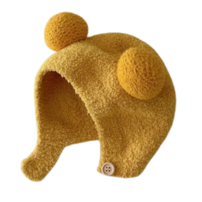 Comfortable fleece earflap hat for toddlers, a warm winter accessory for boys and girls.