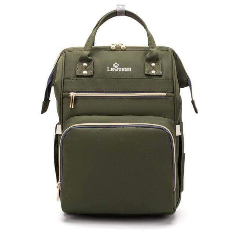 Compact yet roomy unisex travel diaper backpack. Insulated pockets & smart organization for baby's needs.