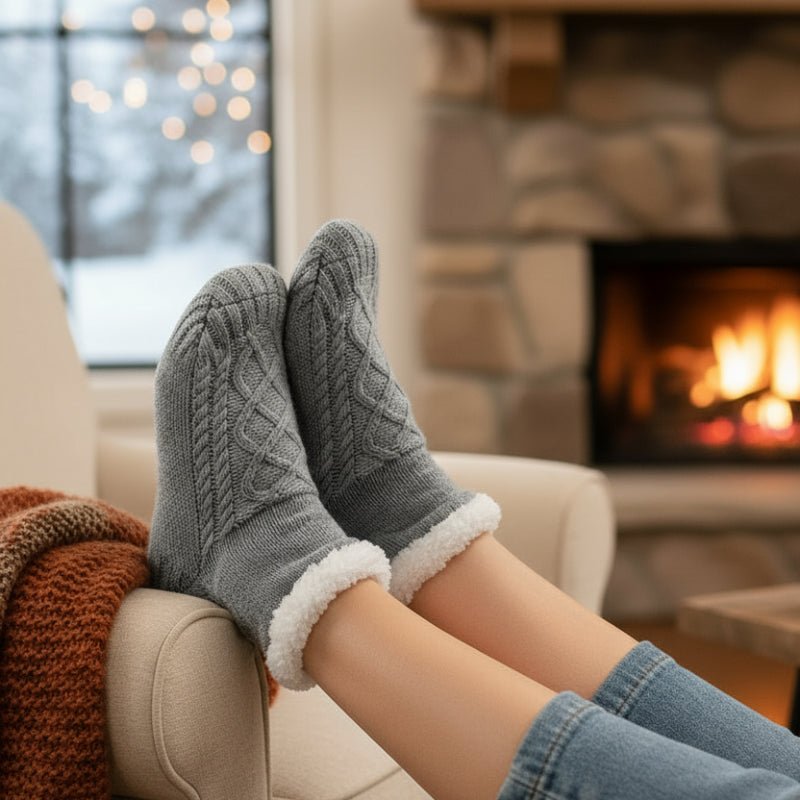 Unisex ultra-soft cozy house socks for ultimate indoor comfort and warmth.