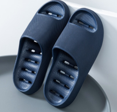 Soft, non-slip unisex bathroom slippers. Cushioned sole provides safety & comfort for shower, spa, or home.
