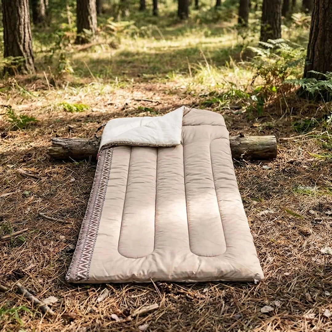Unisex ultralight camping sleeping bag, ideal for backpacking & outdoor travel. Compact, portable gear for hikers.