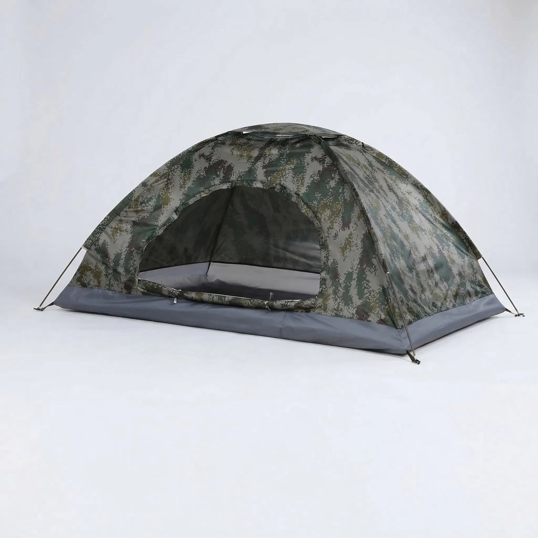 Compact ultralight dome tent, ideal for backpacking, hiking, and easy travel camping in the outdoors.