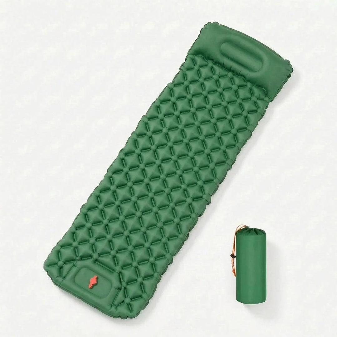 Durable, ultralight inflatable sleeping pad for comfortable camping & backpacking. Essential hiking travel gear.