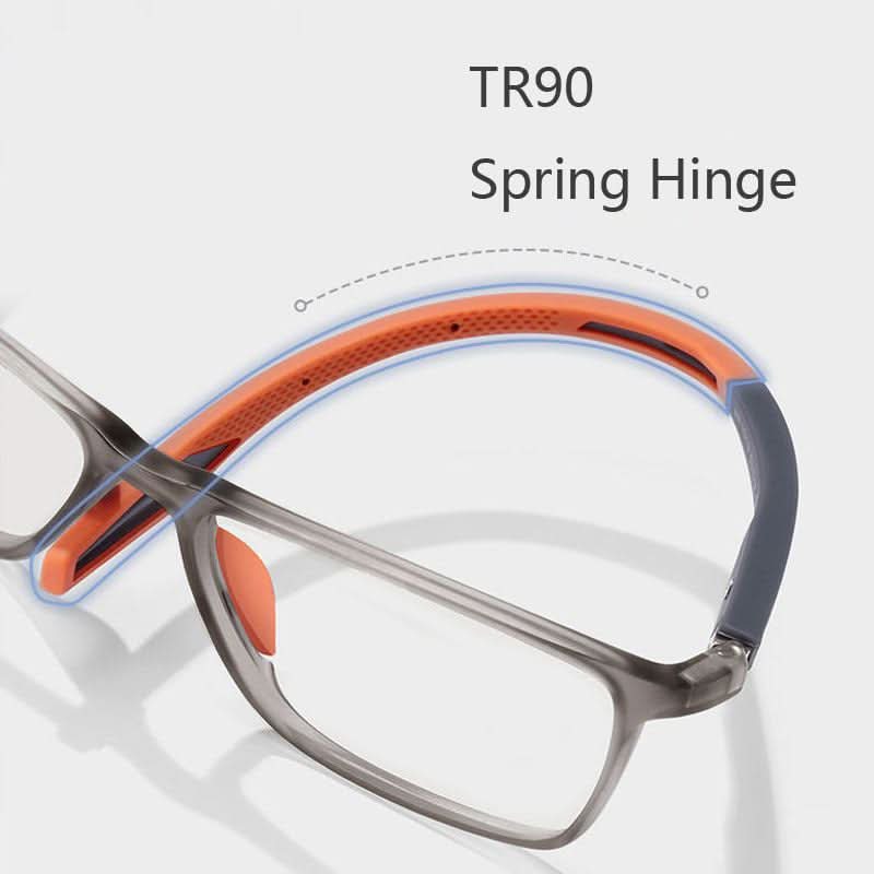 Ultralight unisex progressive glasses for reading, computer, and clear distant vision. Daily optical.