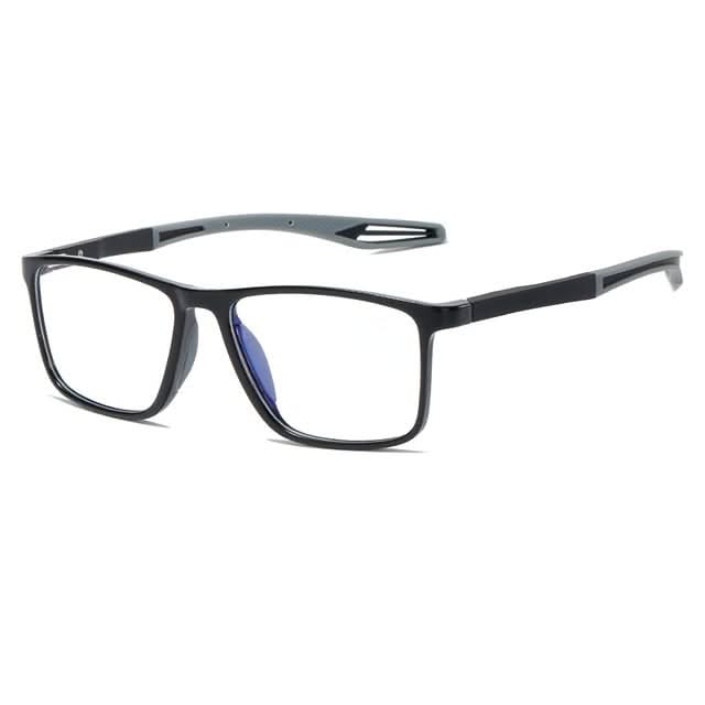 Stylish unisex ultralight progressive glasses providing clear near & distant vision for all-day wear.