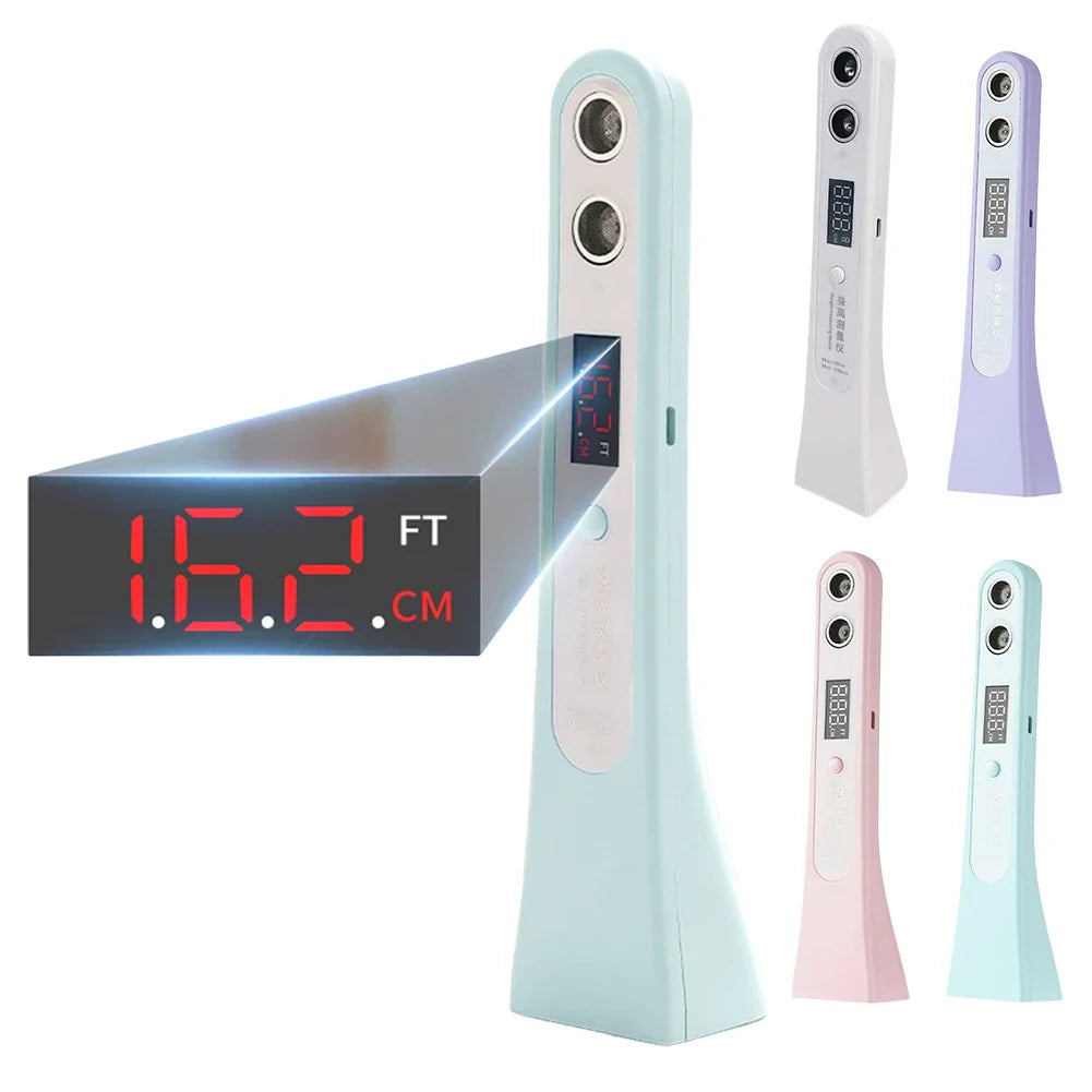 Unisex ultrasonic digital height meter for accurate family growth tracking. Perfect for child development.