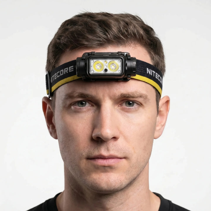 Lightweight, durable LED headlamp with USB-C for outdoor adventures, running, and nighttime tasks.