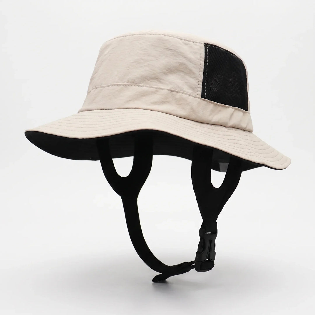 Stylish summer bucket hat with breathable design, perfect for camping, festivals, and everyday sun protection.