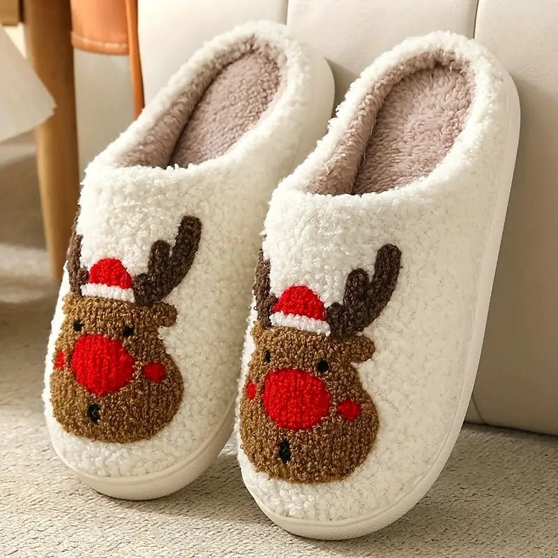 Soft comfort unisex winter slippers, designed for warmth and cozy indoor relaxation with non-slip grip.