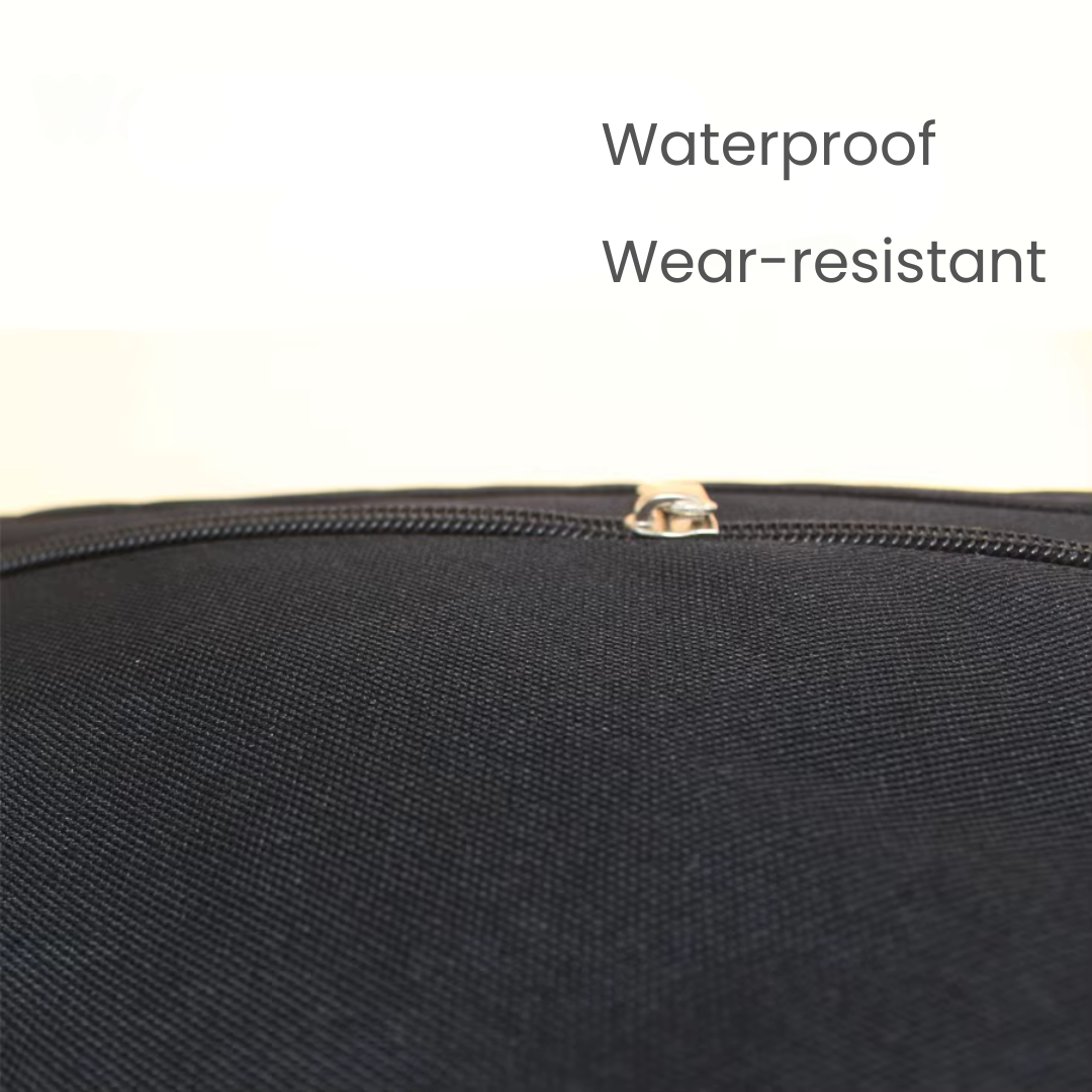 Water-repellent stroller caddy, a parenting essential for keeping baby items handy.