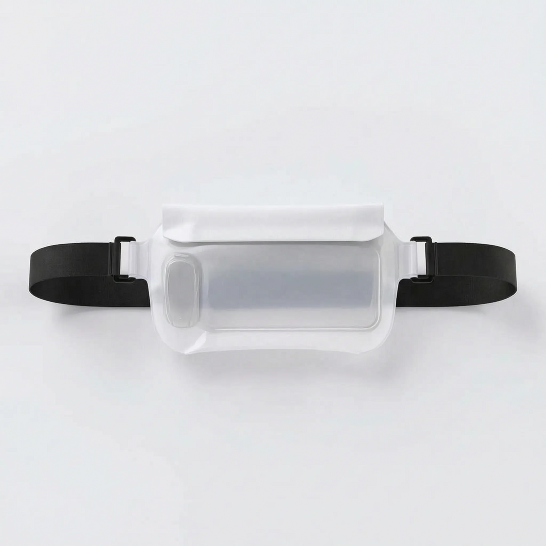 Stylish unisex water-repellent waist pack, keeps essentials safe & dry on-the-go.