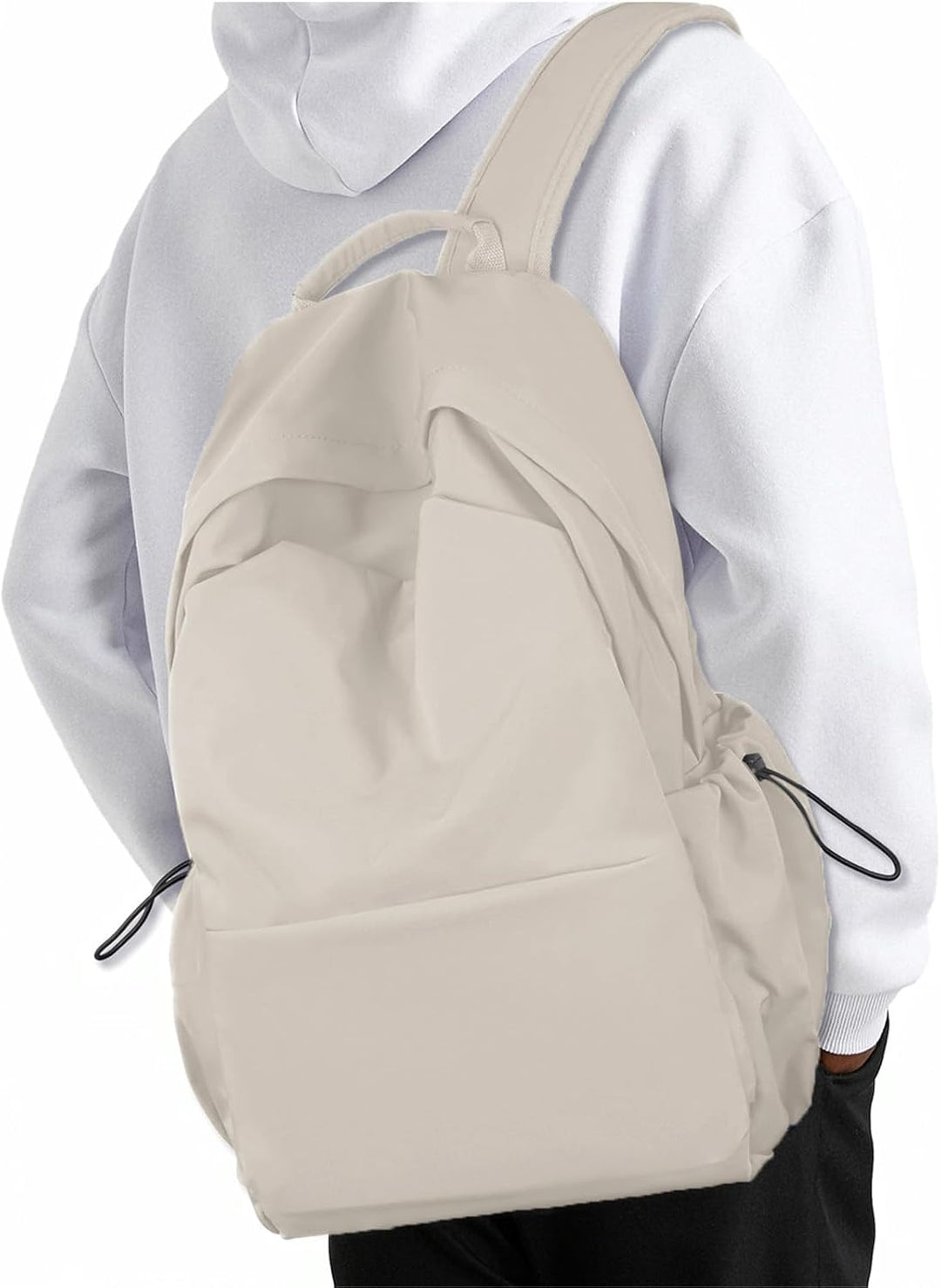 Unisex water-resistant laptop backpack, sleek design for daily commute and travel.
