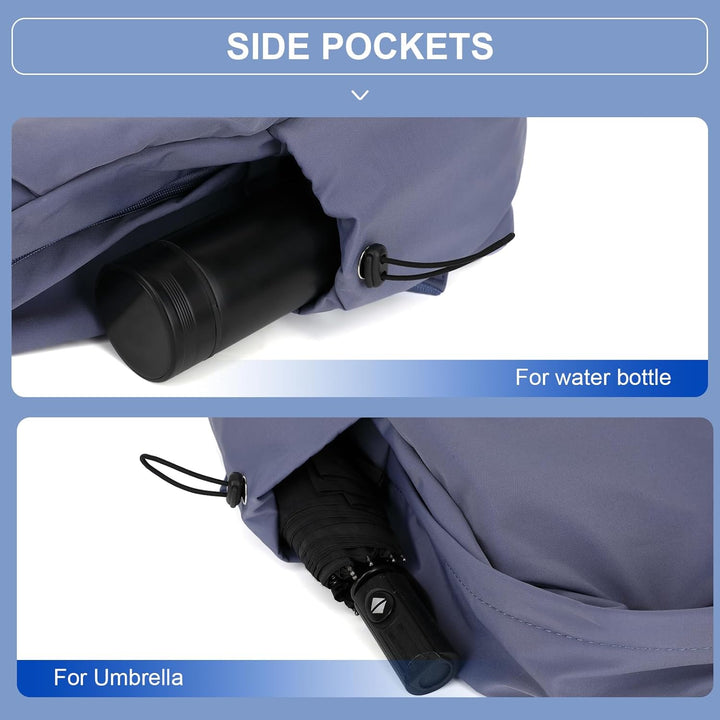 Student's organized laptop backpack, water-resistant for campus life, highly functional.
