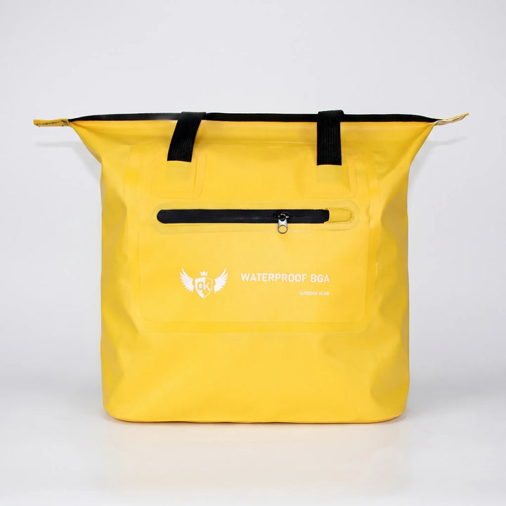 Rugged unisex outdoor shoulder tote bag, water-resistant for camping, adventures & travel gear.