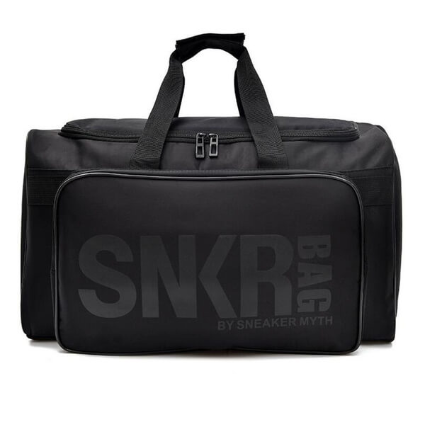 Durable oxford fabric travel duffel bag, perfect for sneakers, gym clothes, and accessories.