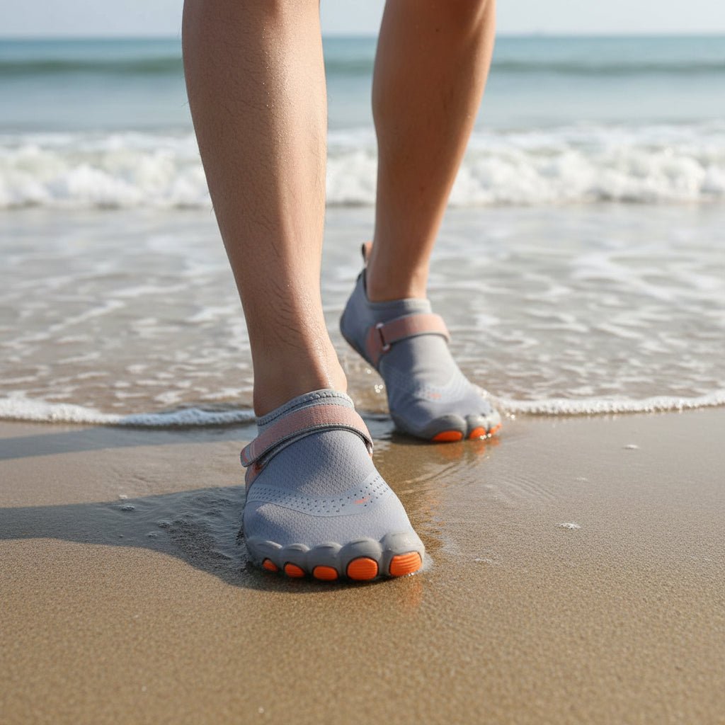 Quick-dry unisex beach shoes, ideal for swimming, pool, and vacation. Breathable outdoor footwear.