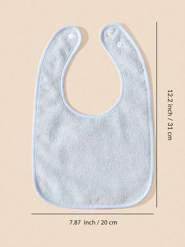 Practical 4-pack unisex waterproof baby bibs for clean eating, essential for baby feeding & mealtime.