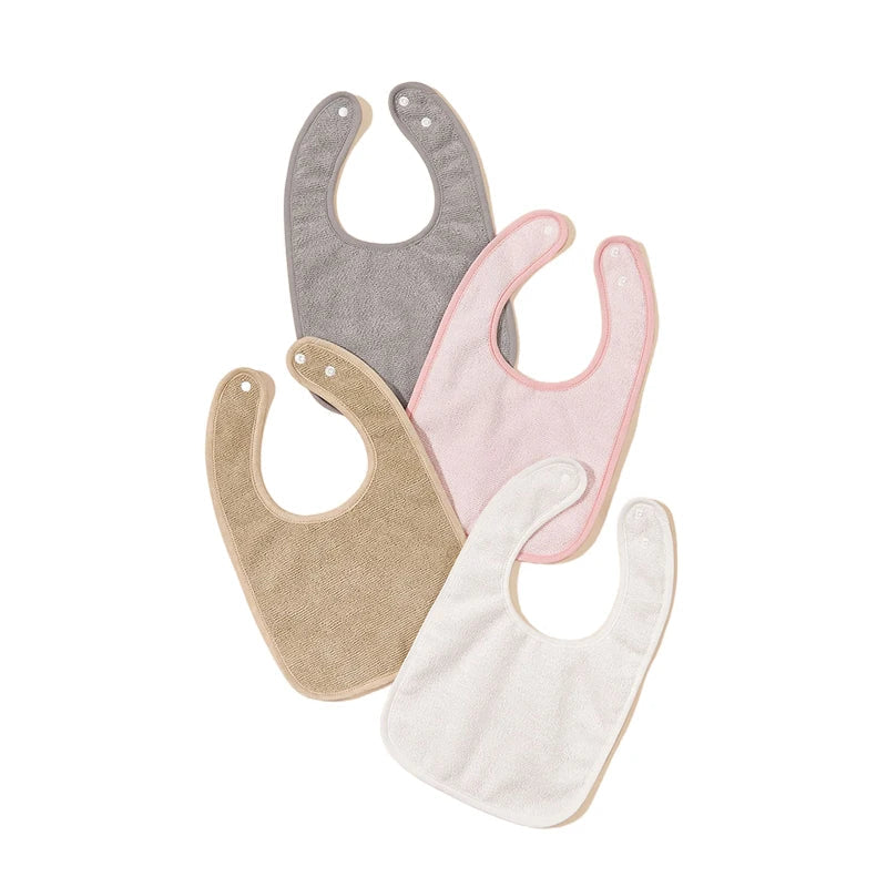 Give the gift of clean with this 4-pack of unisex waterproof baby bibs, ideal for new parents.