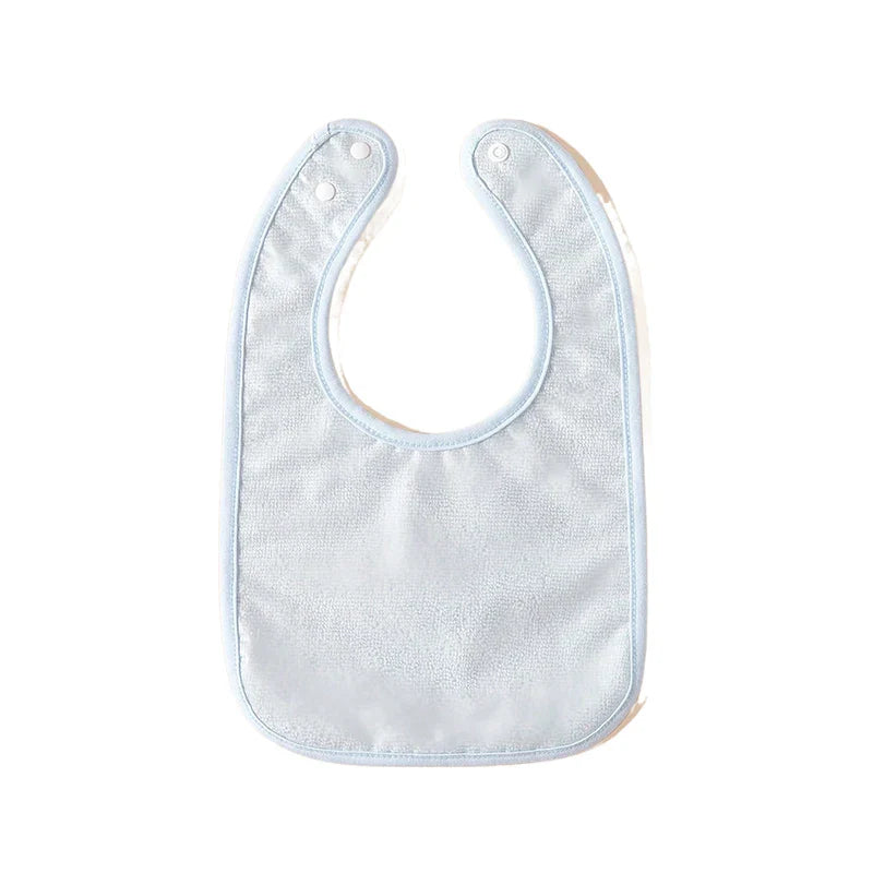 Easy-clean, durable polyester/EVA waterproof bibs (4-pack) for stress-free baby feeding. Unisex design.
