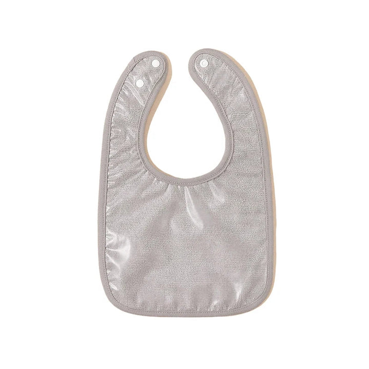 Stylish 4-pack of unisex waterproof baby bibs, essential for clean infant & toddler mealtime.