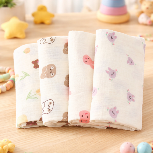 Unisex waterproof baby sleep mat with soft cotton surface for crib protection, white.
