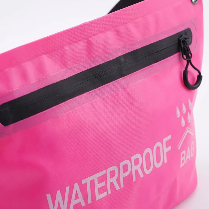 Protective unisex waterproof dry bag, crossbody design for phones & travel essentials. Splashproof & durable.