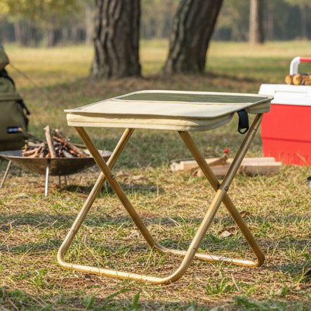 Unisex waterproof folding chair backpack for hiking & camping. Portable outdoor adventure gear.