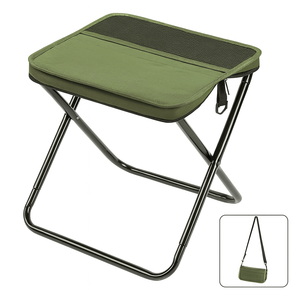 Compact & waterproof folding chair backpack. Your ultimate portable seat for outdoor adventures.