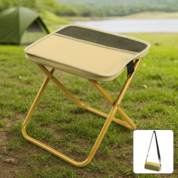 Durable waterproof folding chair backpack for outdoor adventures, fishing, & picnics.