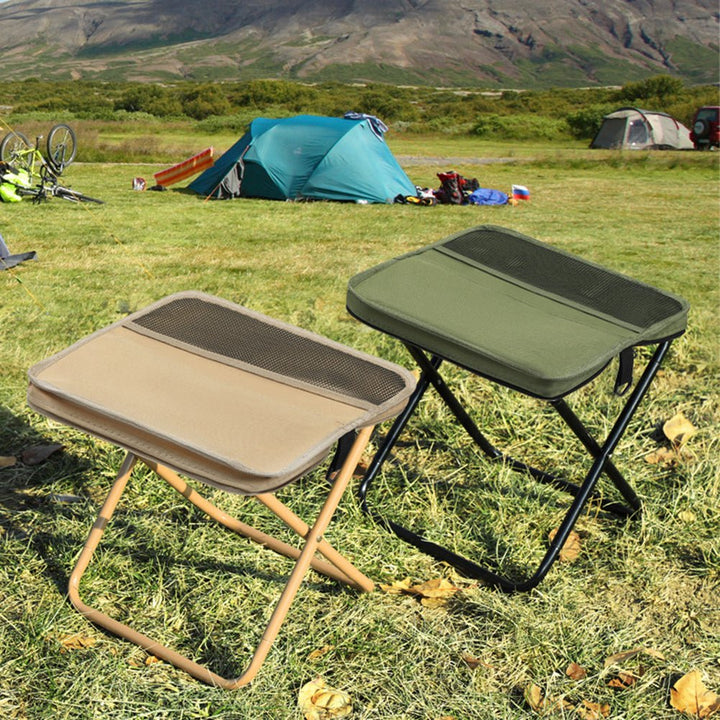 Ultralight waterproof folding chair backpack for hikers & campers. Portable outdoor gear.